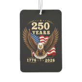 アメリカ独立250周年記念 1776-2026 カーエアーフレッシュナー (裏面)