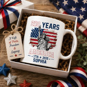 アメリカ独立250周年記念 1776-2026 コーヒーマグカップ