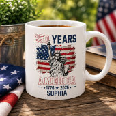 アメリカ独立250周年記念 1776-2026 コーヒーマグカップ