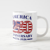 アメリカ独立250周年記念 1776–2026 ジャンボコーヒーマグカップ (右)