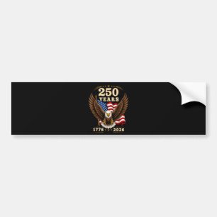 アメリカ独立250周年記念 1776-2026 バンパーステッカー