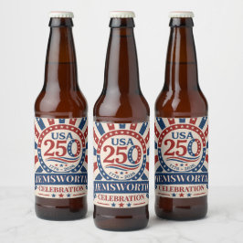 アメリカ独立250周年記念 1776-2026 ビールラベル