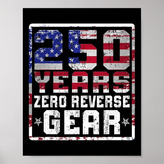 アメリカ独立250周年記念 1776-2026 ポスター (正面)