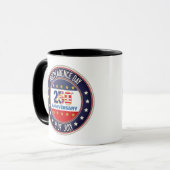 アメリカ独立250周年記念 1776–2026 マグカップ (正面左)