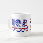 アメリカ独立250周年記念 1776-2026 愛国アメリカン コーヒーマグカップ (正面左)