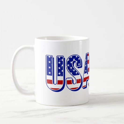 アメリカ独立250周年記念 1776-2026 愛国アメリカン コーヒーマグカップ (左)