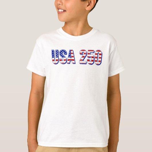 アメリカ独立250周年記念 1776-2026 愛国アメリカン Tシャツ (正面)