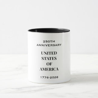 アメリカ独立250周年記念 1776–2026 USAプレミアムライター マグカップ
