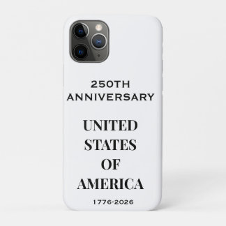 アメリカ独立250周年記念 1776–2026 USAプレミアムライター iPhone 11 PROケース