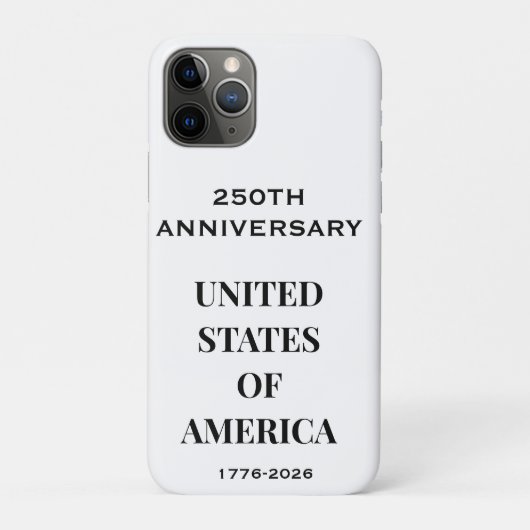 アメリカ独立250周年記念 1776–2026 USAプレミアムライター Case-Mate iPhoneケース (裏)