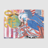 アメリカ独立250周年記念 'Happy 250' 7月4日 薄葉紙 (正面)
