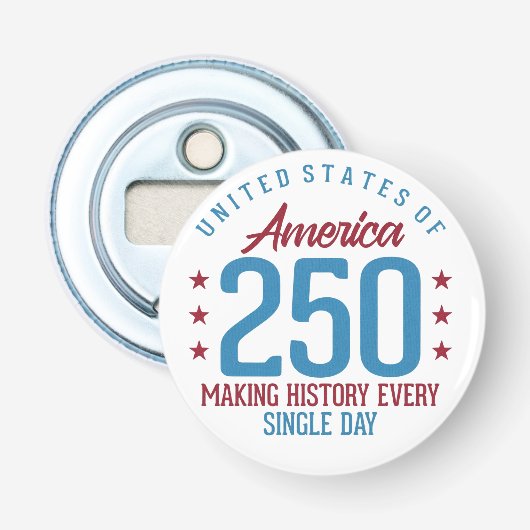 アメリカ独立250周年記念 Making History 栓抜き (正面)