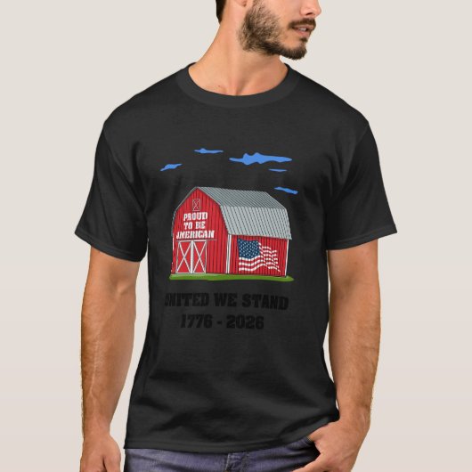アメリカ独立250周年記念 Tシャツ (正面)