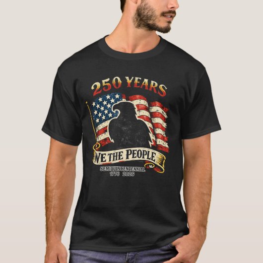 アメリカ独立250周年記念 Tシャツ (正面)