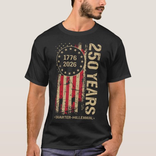 アメリカ独立250周年記念 Tシャツ (正面)