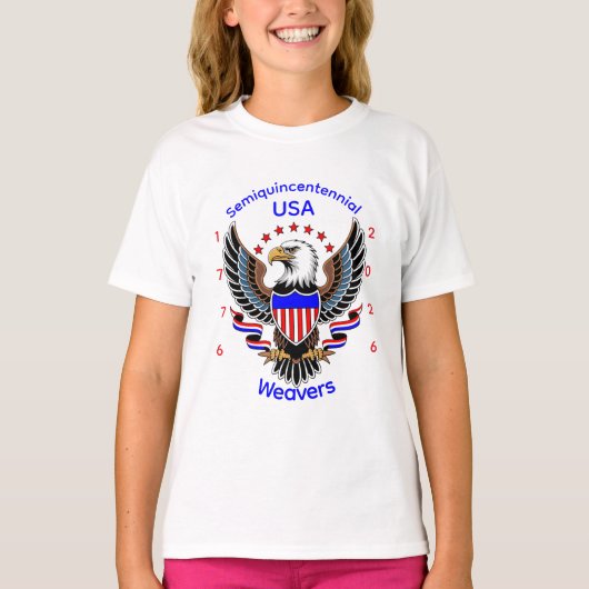 アメリカ独立250周年記念 Tシャツ (正面)