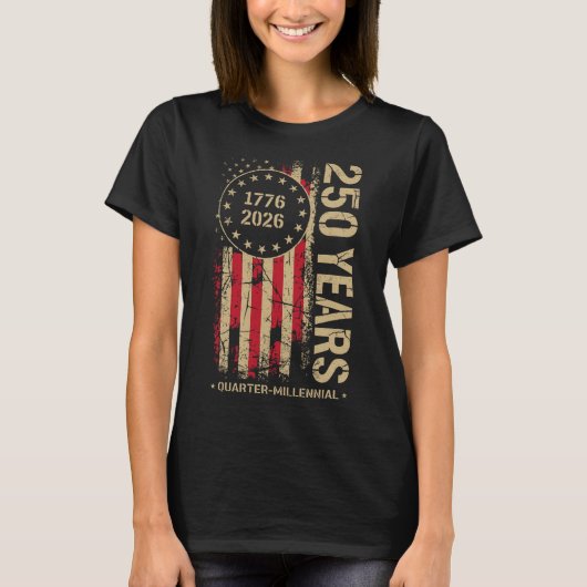 アメリカ独立250周年記念 Tシャツ (正面)
