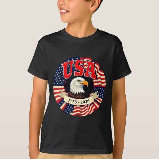 アメリカ独立250周年記念 Tシャツ (正面)