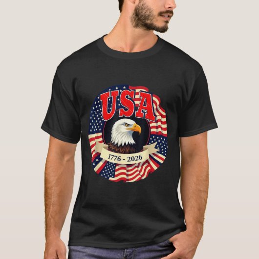 アメリカ独立250周年記念 Tシャツ (正面)