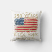 アメリカ独立250周年記念 - We the People & ゴールド クッション (正面)