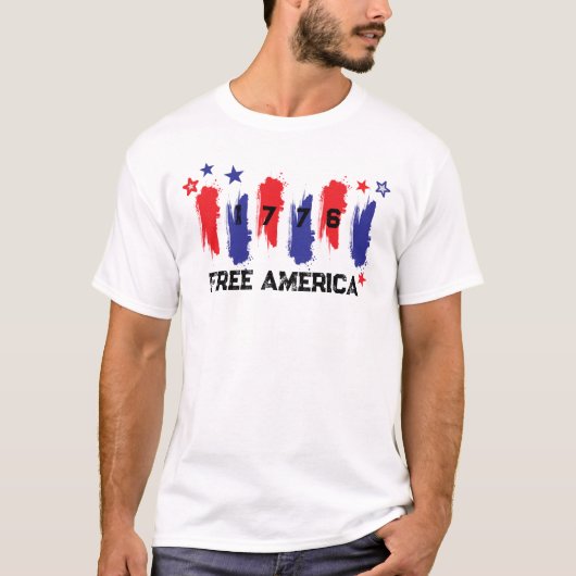 アメリカ独立250周年記念D Tシャツ (正面)