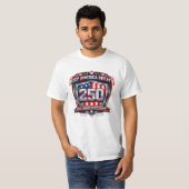 アメリカ独立250周年記念Tシャツ - アメリカを偉大に保とう Tシャツ (正面フル)