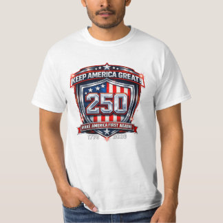アメリカ独立250周年記念Tシャツ - アメリカを偉大に保とう Tシャツ
