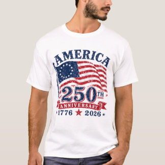 アメリカ独立250周年記念Tシャツ パトリオティックTシャツ Tシャツ
