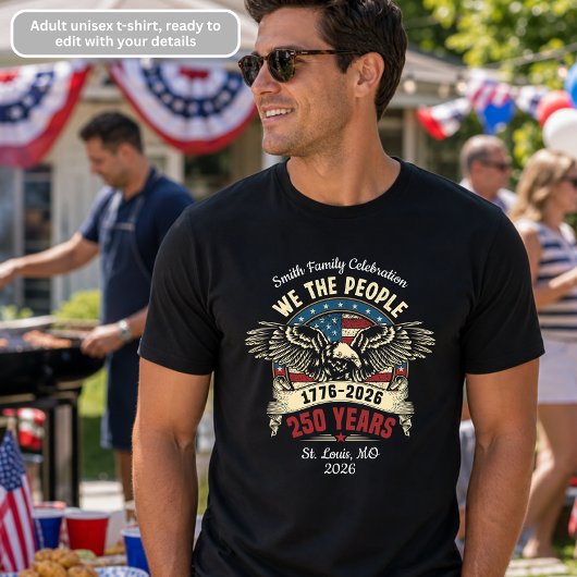 アメリカ独立250周年記念Tシャツ 1776-2026 トライブレンドＴシャツ