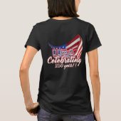 アメリカ独立250周年記念Tシャツ Tシャツ (裏面)