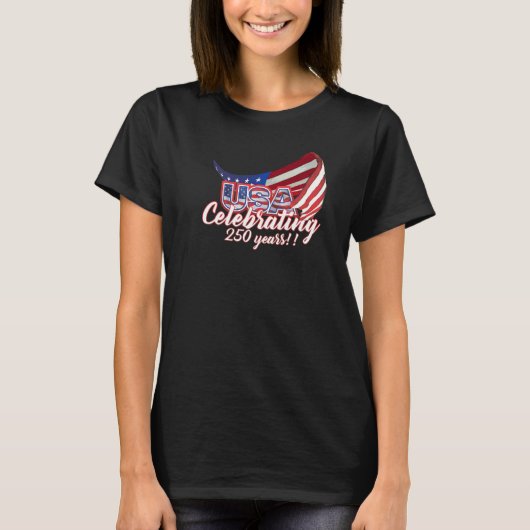 アメリカ独立250周年記念Tシャツ Tシャツ (正面)