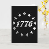 アメリカ独立250周年記念USAフラグ 1776 私たちは人民 カード (黄色い花)