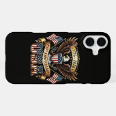 アメリカ独立250周年記念USAフラグ iPhoneケース (裏面横)