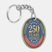アメリカ独立250周年記念USA愛国 | 1776–2026 キーホルダー (正面左)