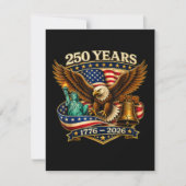 アメリカ独立250周年 アメリカ 250周年記念 招待状 (正面)