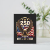 アメリカ独立250周年 インビテーションポストカード (スタンド正面)