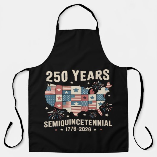 アメリカ独立250周年 エプロン (正面)