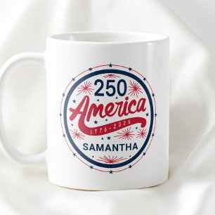 アメリカ独立250周年 コーヒーマグカップ