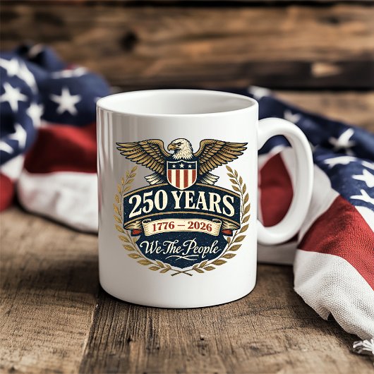 アメリカ独立250周年 コーヒーマグカップ