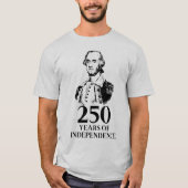 アメリカ独立250周年 ジョージ・ワシントン Tシャツ (正面)