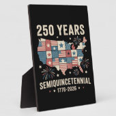 アメリカ独立250周年 フォトプラーク (側面)
