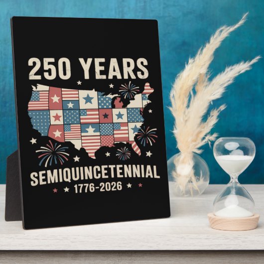 アメリカ独立250周年 フォトプラーク (側面)