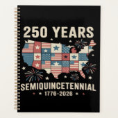 アメリカ独立250周年 プランナー手帳 (正面)