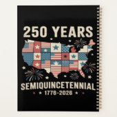 アメリカ独立250周年 プランナー手帳 (裏面)