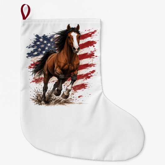アメリカ独立250周年 ラージクリスマスストッキング (正面)