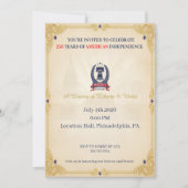 アメリカ独立250周年 ヴィンテージ 招待状 (正面)