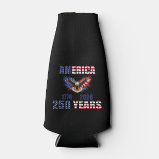 アメリカ独立250周年 - 愛国心あふれる鷲 1776-2026 USA ボトルクーラー