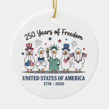 アメリカ独立250周年、愛国的なガチョウ