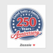 アメリカ独立250周年 愛国  シール (シート)