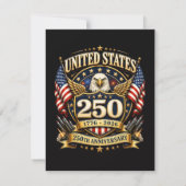 アメリカ独立250周年 招待状 (裏面)